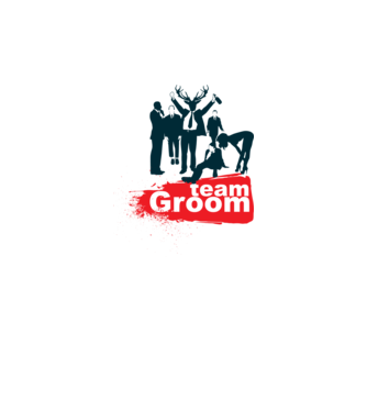 Reservoir Groom Team model alb pe tricou