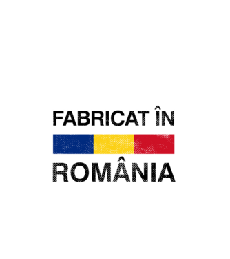 Fabricat în România model negru pe tricou