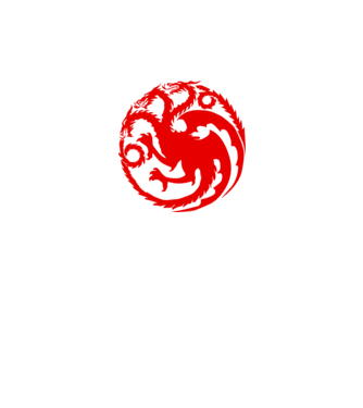 Targaryen model gri pe tricou