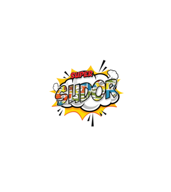 Super Sudor model alb pe tricou