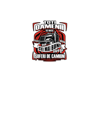 Toți oamenii șoferi de camion  model negru pe tricou