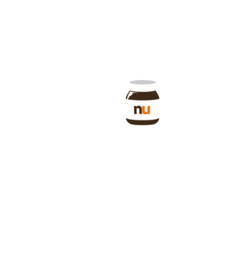 i love nutella model albastru deschis pe tricou