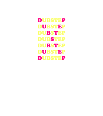 Dubstep model negru pe tricou