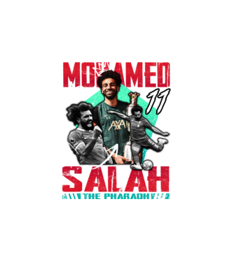 Salah tribute model alb pe tricou