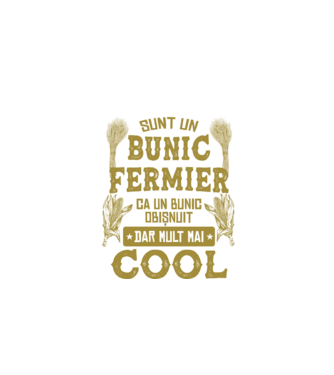 Sunt un bunic fermier, ca un bunic obișnuit, v model negru pe tricou