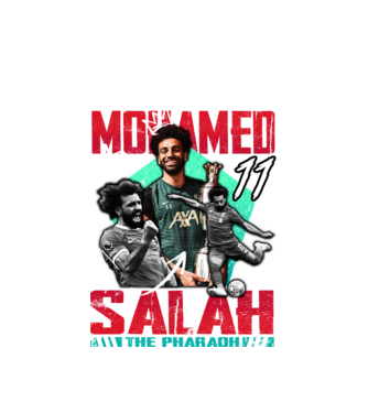 Salah tribute model alb pe tricou