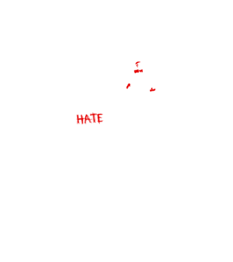 Zombies Hate Fast Food model negru pe tricou