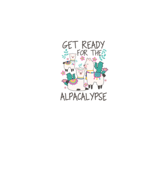 Get ready for the alpacalypse model negru pe tricou