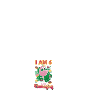 FLAMAZING Birthday 6 Years old model negru pe tricou