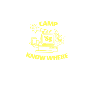 camp nowhere 85 stranger things model turcoaz pe tricou
