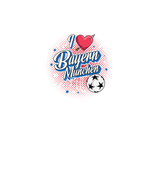 Popart Bayern model negru pe tricou