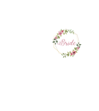 BRIDE pink floral model galben neon pe tricou