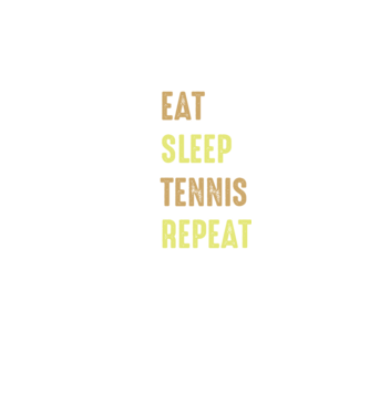 eat sleep tennis repeat model  pe tricou