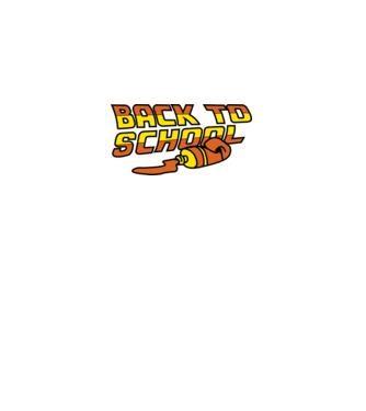 Back to school model negru pe tricou