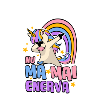 Nu mă mai enerva model negru pe tricou
