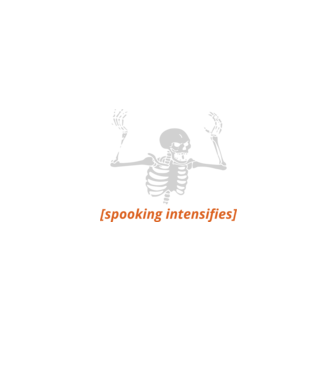 Spooking intensifies model albastru jeanși pe tricou