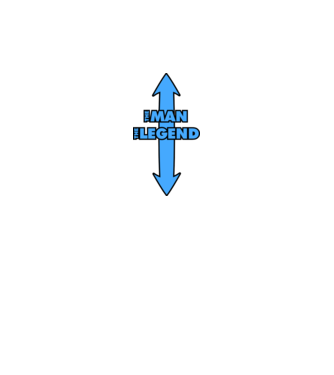 The Man The Legend model verde neon pe tricou