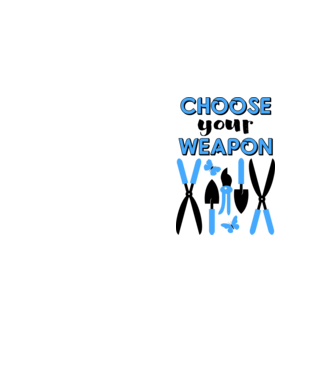 Choose your weapon model galben neon pe tricou