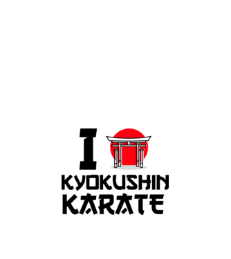 I love Kyokushin Karate model nisipiu pe tricou