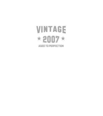 Vintage - 2007 model roșu pe tricou