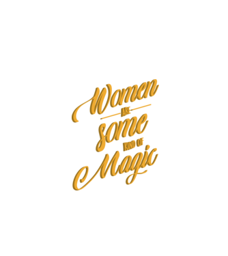 Women are magic model negru pe tricou