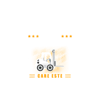 Sunt stivuitorist, care este superputerea ta model negru pe tricou