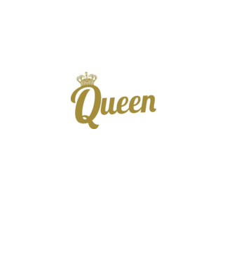 Nurse a title just above Queen model negru pe tricou