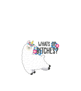 Whatsup bitches model nisipiu pe tricou