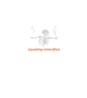Spooking intensifies model negru pe tricou