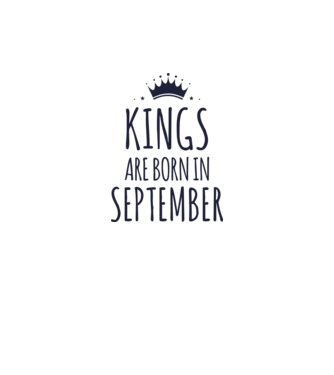 Kings are born in - September model verde neon pe tricou