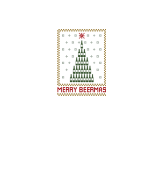 Merry Beermas model negru pe tricou