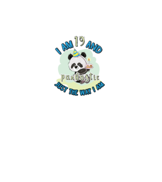 PANDASTIC 19 model alb pe tricou
