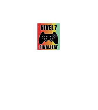 Nivel 7 finalizat model negru pe tricou