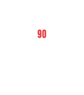 Purtătorul acestui tricou a împlinit: 90 de ani model negru pe tricou