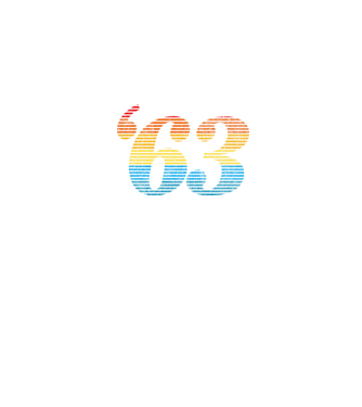 Retro Birthday 1963 model negru pe tricou