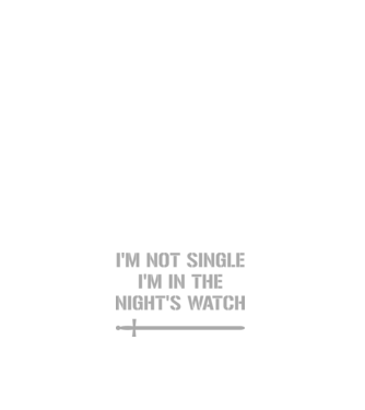 Im not single...! model alb pe tricou