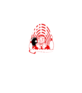 Split Happens model albastru jeanși pe tricou