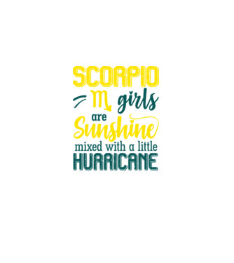 Sunshine with Hurricane SCORPIO model negru pe tricou