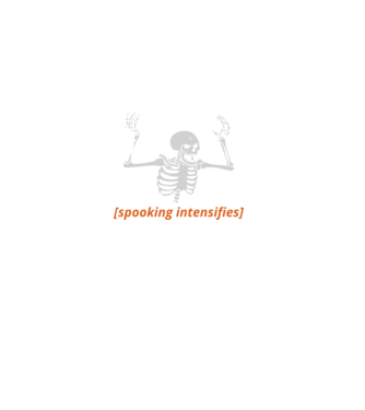 Spooking intensifies model negru pe tricou