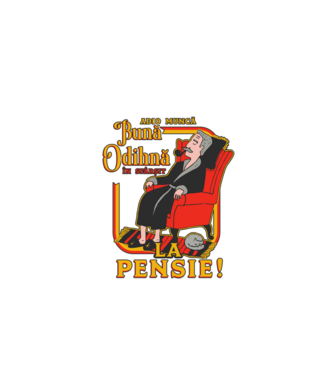Adio muncă, bună odihnă! în sfârșit, la pensie! model negru pe tricou