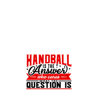 Sport is the answer HANDBALIST model alb pe tricou