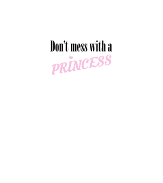 Princess model galben neon pe tricou