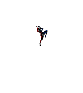 Muay Thai model negru pe tricou