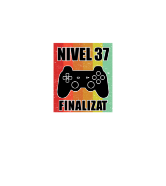 Nivel 37 finalizat model negru pe tricou