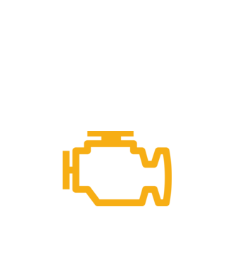 check engine model negru pe tricou