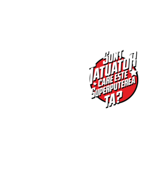 sunt tatuator, care este superputerea ta ta? model galben neon pe tricou