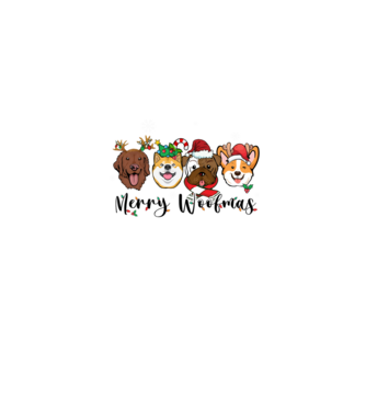 Merry woofmas 2 model gri pe tricou