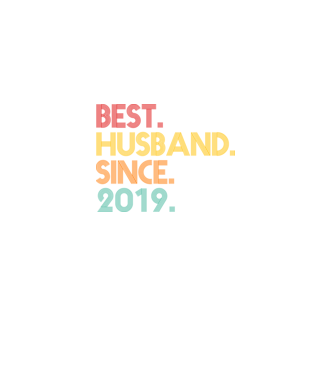 best husband since 2019 retro model negru pe tricou
