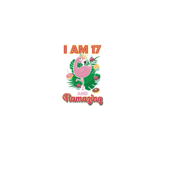 FLAMAZING Birthday 17 Years old model alb pe tricou