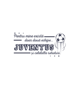 Pentru mine există doar două echipe, Juventus și celelalte rahaturi model alb/roșu pe tricou